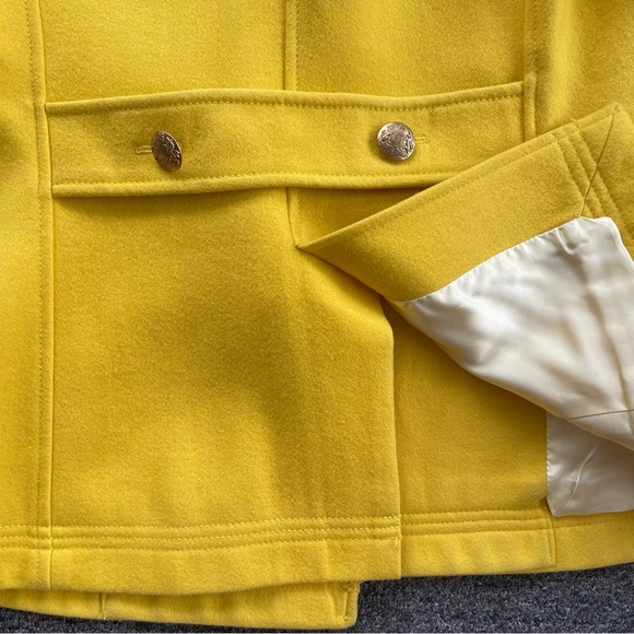 J. Crew Yellow Peacoat - Picture 8 of 9